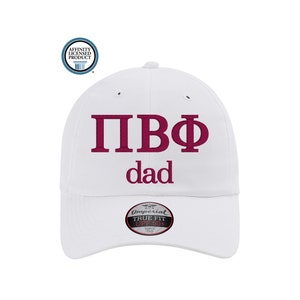 Official PI BETA PHI Dad Embroidered Baseball Cap