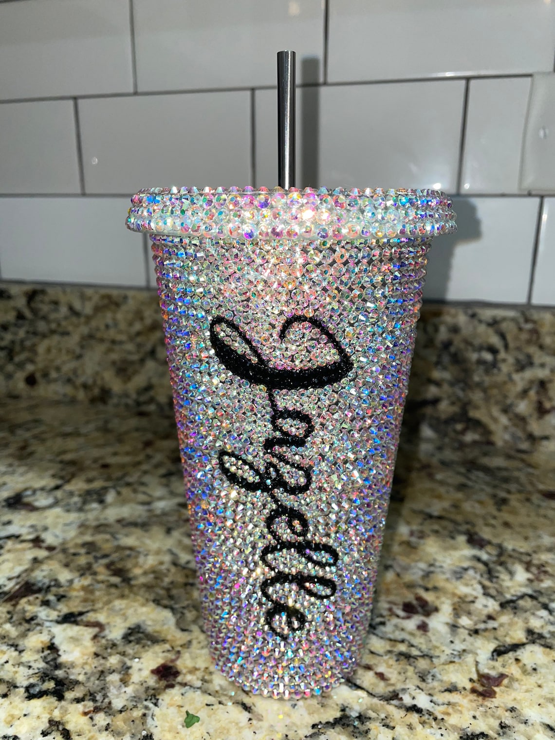 rhinestone starbucks tumbler