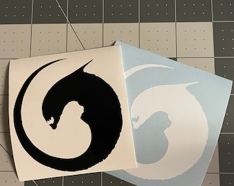 Alien Xenomorph Circle Vinyl Decal Symbol Sci Fi Horror Durable Car Laptop Sticker Alien Movie Inspired