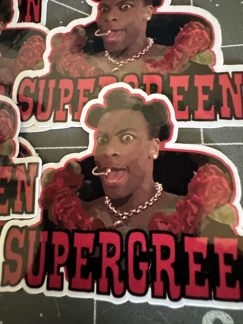 Ruby Rhod Die Ruby Rhod Supergreen Die Cut Sticker Fifth Element Movie Funny Sci Fi ...