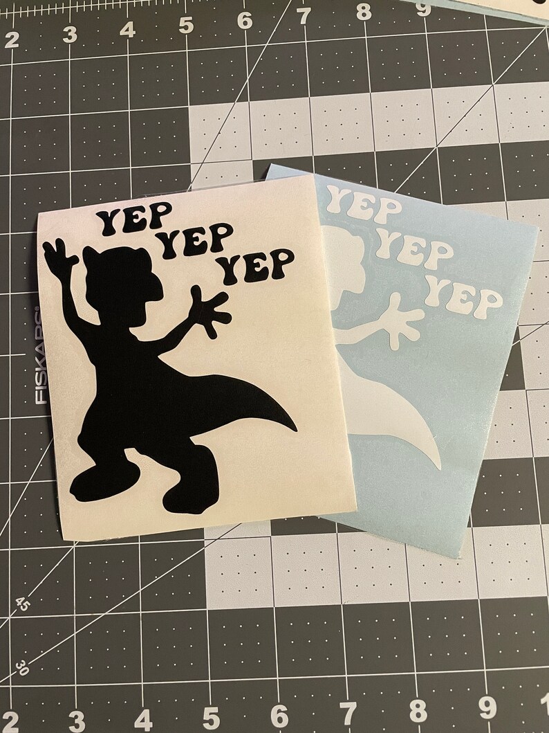 Yep Yep Yep Ducky Land Before Time Vinyl Decal Sticker - Etsy