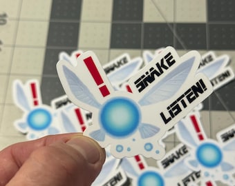 Navi Snake Sticker: Legend of Zelda Metal Gear Solid Crossover