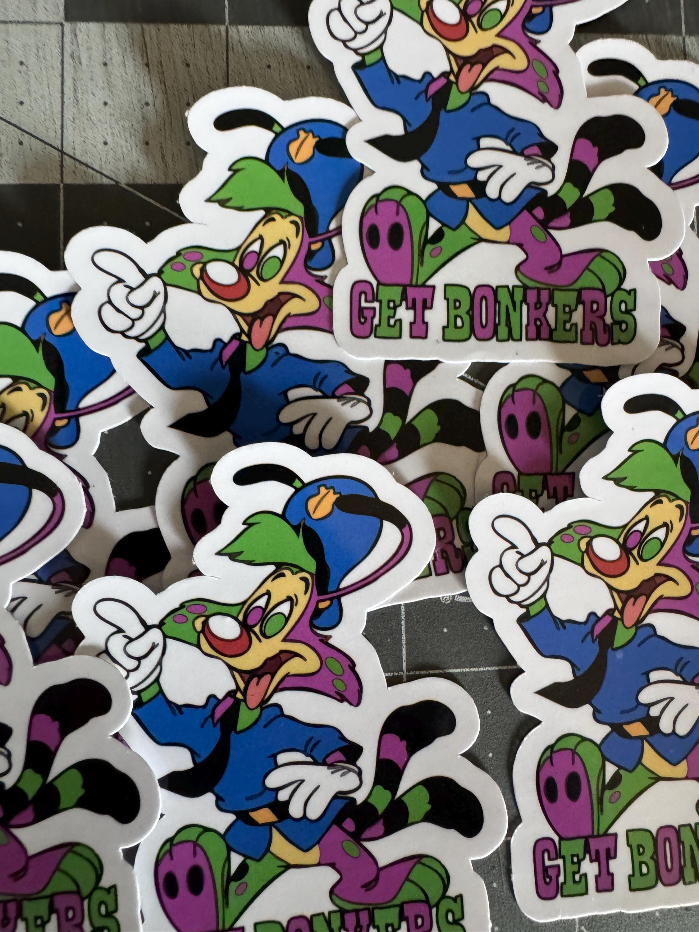 Bonkers Die Cut Sticker: 90s Cartoon Nostalgia, Waterproof Vinyl - Etsy