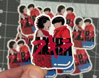 Akira Tetsuo and Kaneda Pill Design Vinyl Sticker Die Cut Waterproof Car Laptop