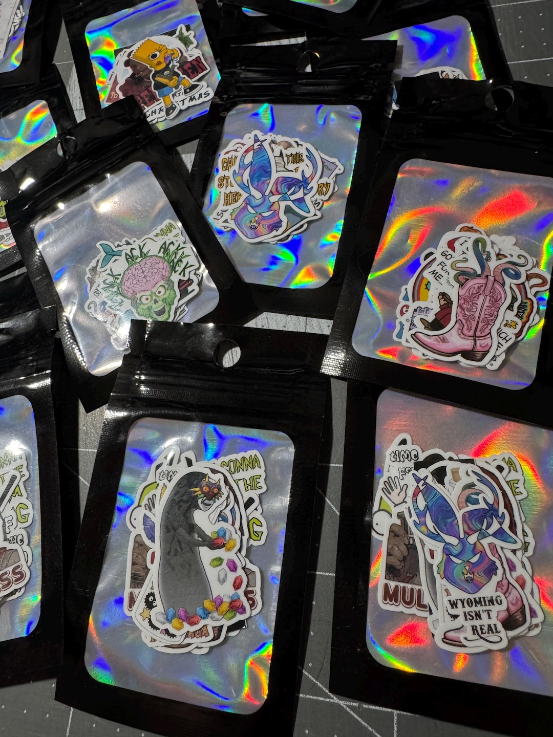 Mini Sticker Pack 10pcs, Mystery Sticker Bundle, Random Die Cut ...