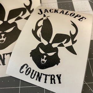 Jackalope Country Vinyl Decal Sticker