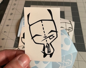 invader zim macbook sticker