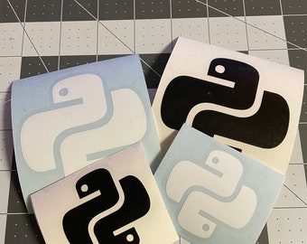 Python Logo Symbol Vinyl Decal Sticker