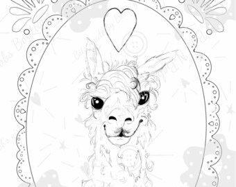 Call Me Old Fashioned Alpaga Lama Coloriage, coloriage pour adultes et enfants