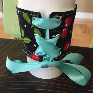 Fabric Coffee Cup Collar/Corset (Cover Your Bits)