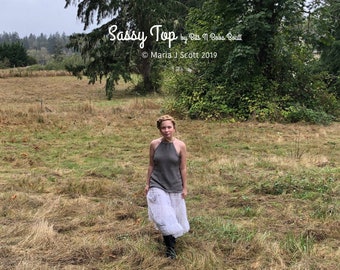 Sassy Top Tank Top Knit Pattern