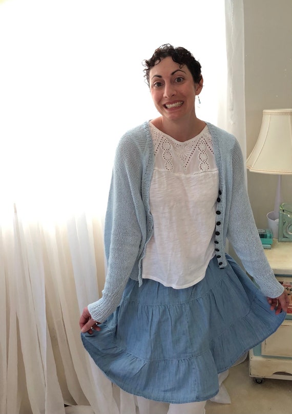andmary♥candy sleeve knit set cardigan Chunky Pastel Tone Cardigan, Bydna Minimalist Sweater
