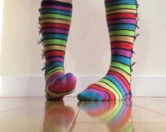 Little Vanilla Bits Socks Easy Knit Pattern