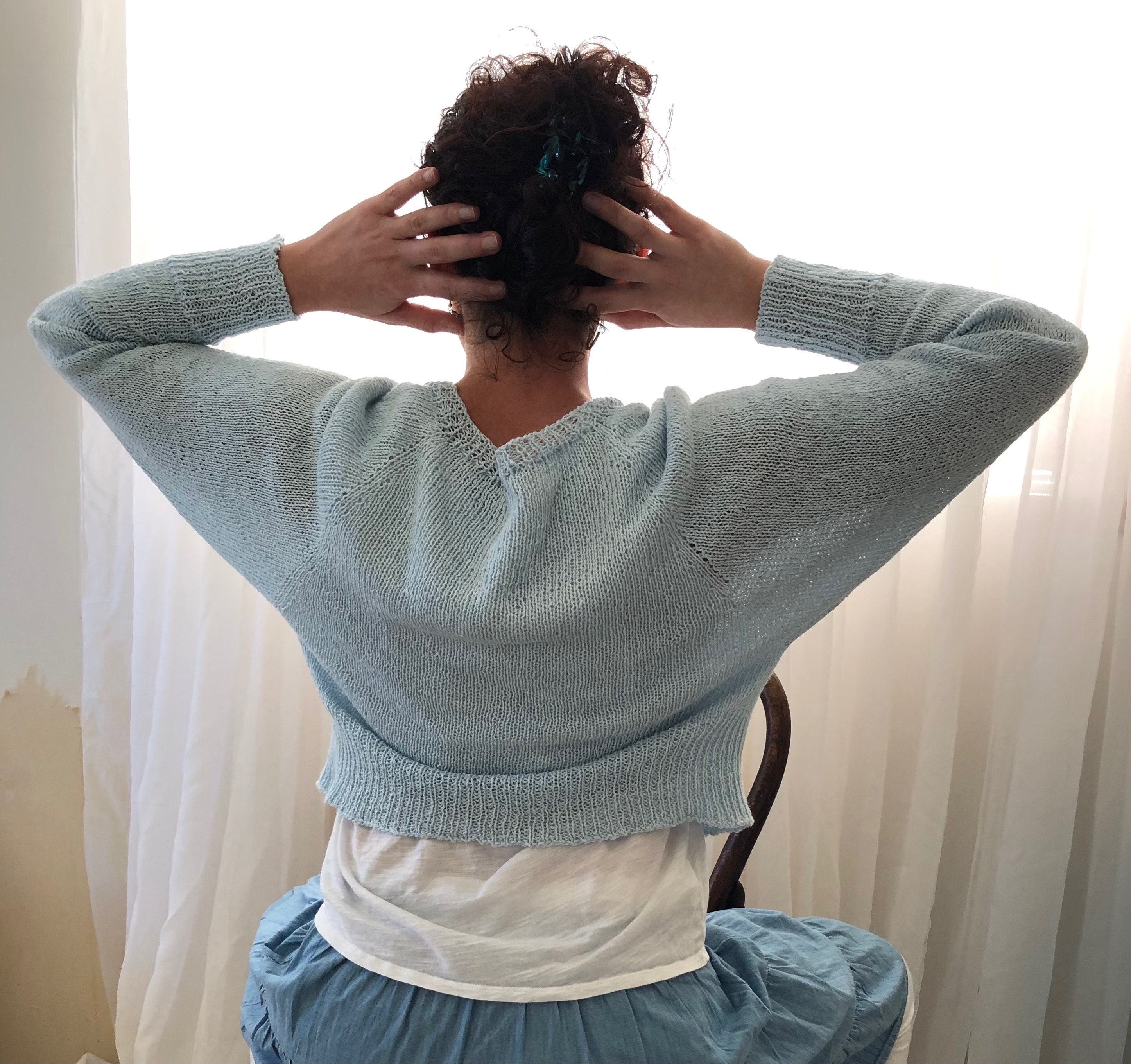Candy Cardigan Knit Pattern - Etsy