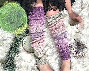 Knitting Pattern Genus Humanus Alice Leg warmers Knit Pattern