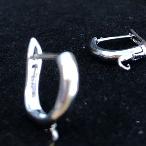 3 Pairs Top Quality Sterling silver lever back earrings leverback ear wire lever back earrings silver earrings findings