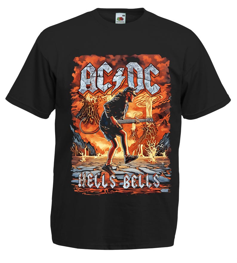 AC-DC Hells Bells T-shirt - Etsy