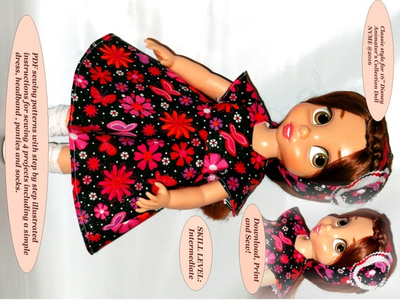 Doll Clothes PDF Sewing Patterns For The 40 Disney Etsy Beauteous Disney Sewing Patterns Doll Clothes PDF Sewing Patterns For The 40 Disney Etsy Beauteous Disney Sewing Patterns
