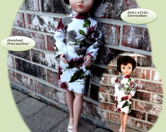 Doll Clothes PDF Pattern for Vintage 19&#39;&#39; Uneeda Dollikin Doll by NICOLE ND-1