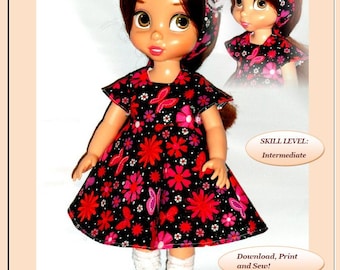 Doll Clothes PDF Sewing Patterns for the 16’’ DISN. ANIMAT. Collection Doll