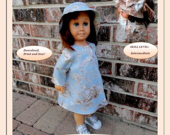 Doll Clothes PDF Sewing Pattern for 20&#39;&#39; Vintage Chatty  Doll