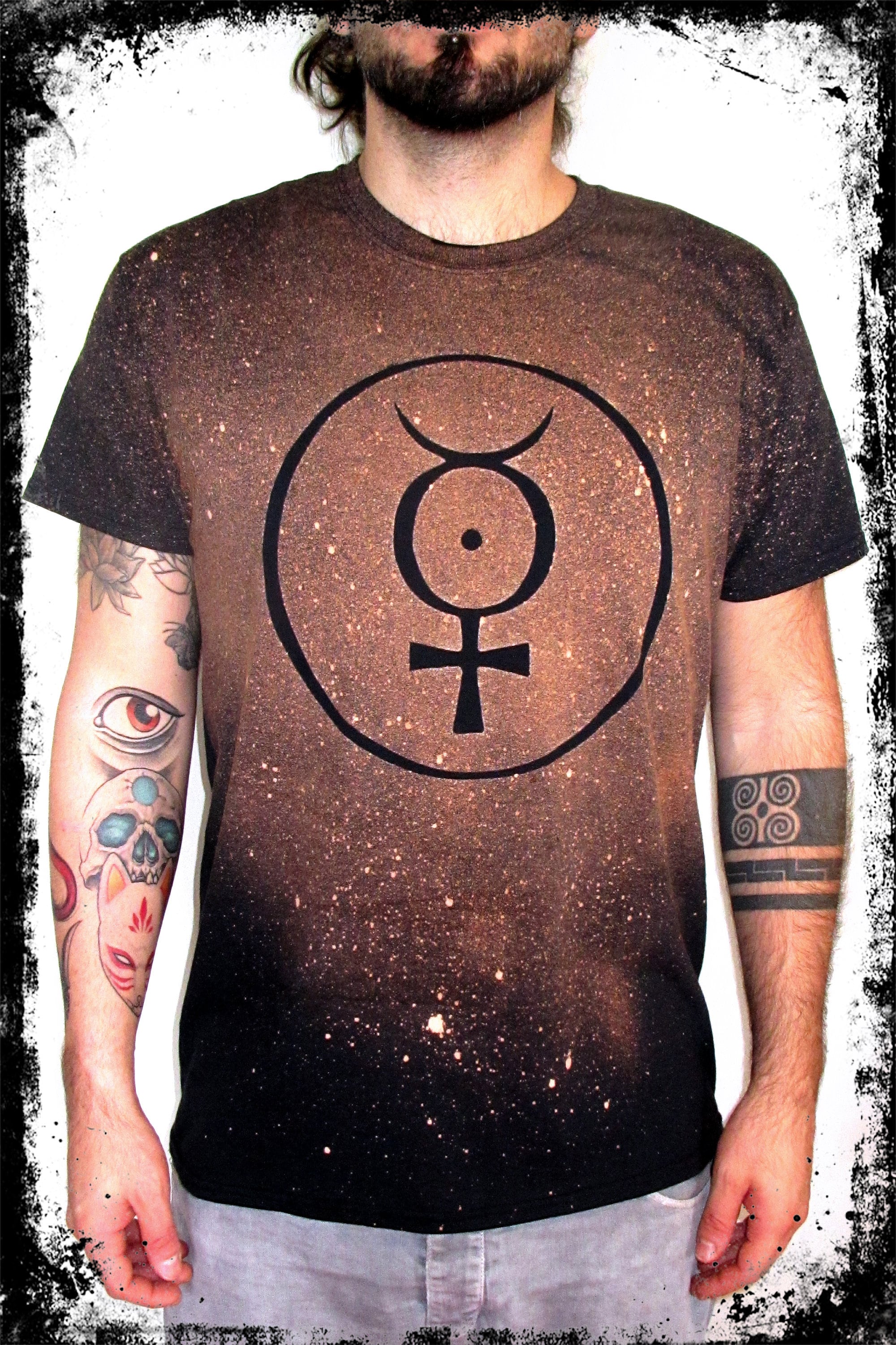 marilyn manson lightning bolt shirt
