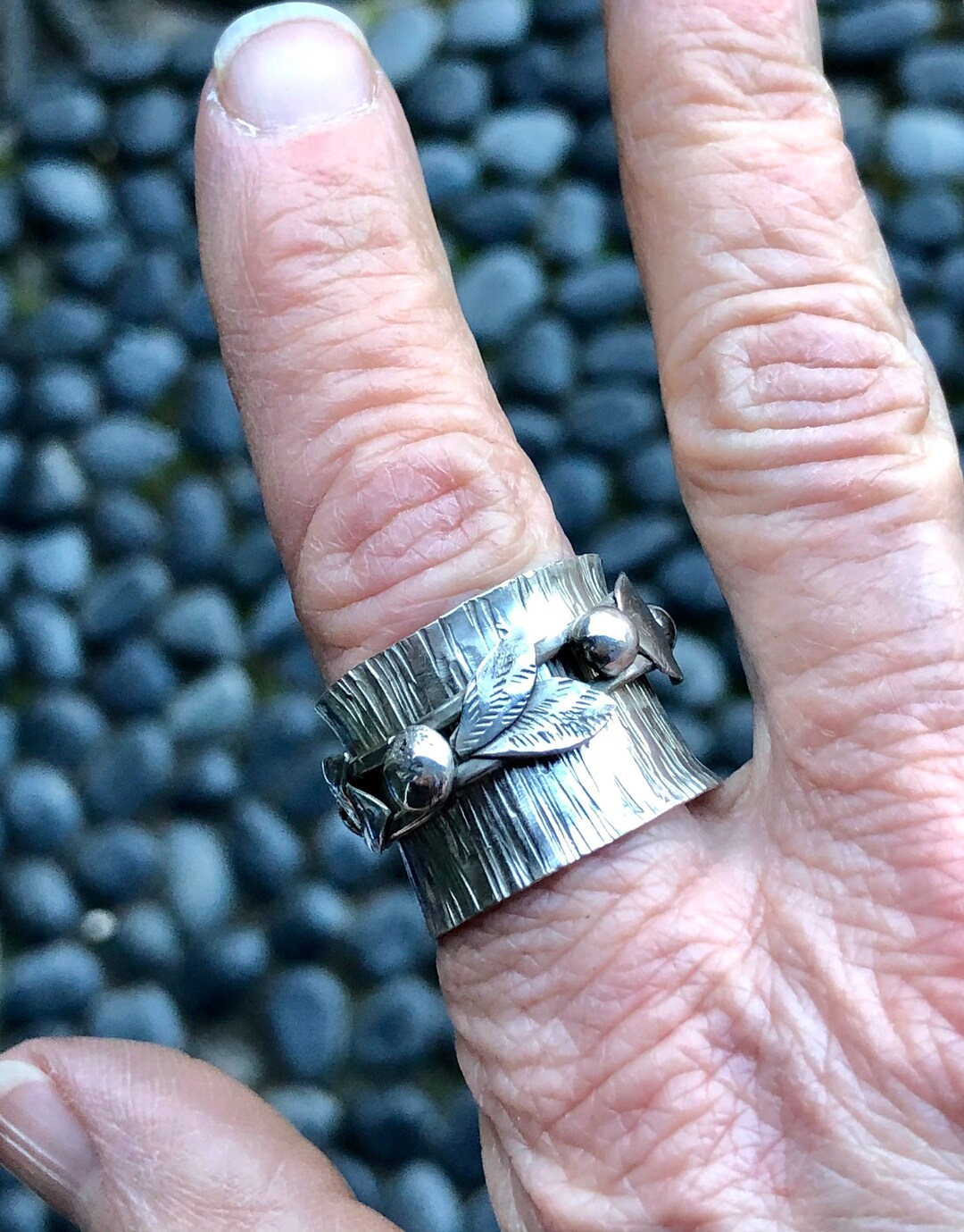 Silberne Beerengirlande 175cm - Weihnachtsdeko Mit Glitzerbeeren