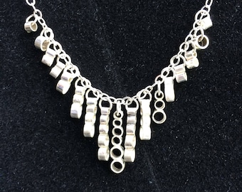 Sterling Silver "Many Circles" Necklace