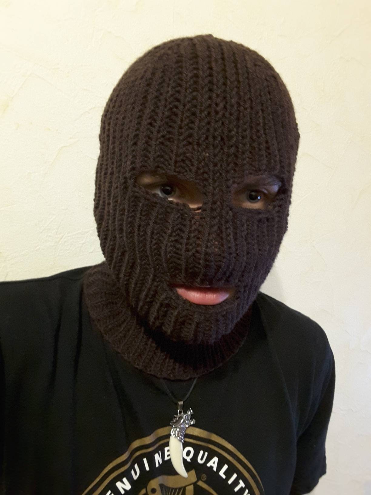 Hand gebreide acryl bivakmuts gezichtsmasker hoed helm bivakmuts gezichtsmasker Accessoires Hoeden & petten Helmen Sporthelmen motobyke masker 