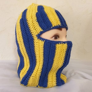 Handknit Balaclava, Wool Blend Hat, Balaclava Face Mask Handknit Balaclava, Wool Blend Hat, Balaclava Face Mask
