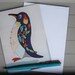 Clare reviewed Stanley the Penguin Greetings Card, from a quirky original embroidery by Sarah Ames Textile Art