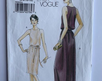 Vogue V8241 Wykrój na sukienkę koktajlową, rozmiar 12