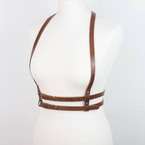 Limited Bilateral brown BODY HARNESS image 6