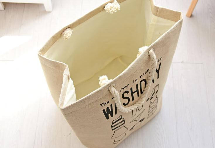 Cesto de lavandería cesta de lavandería almacenamiento de | Etsy