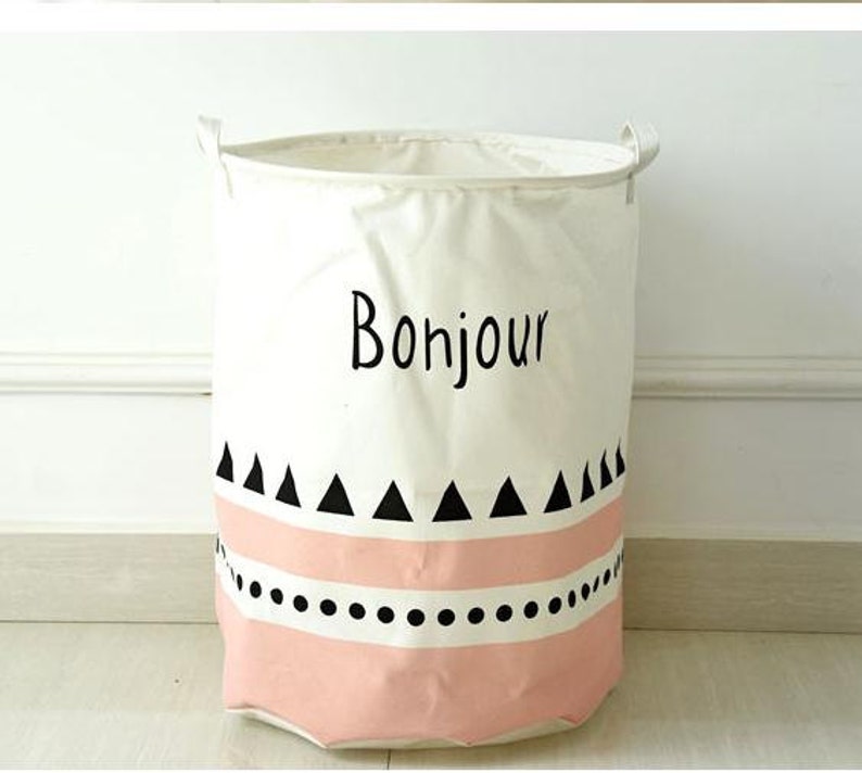 Laundry Hamper Laundry Basket Toy Storage Nursery Fabric Etsy