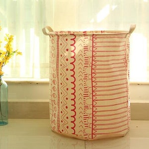 Laundry Hamper, Laundry Basket, Toy Storage, Nursery Fabric Basket, Storage Bin, Toy Basket, Nursery Storage