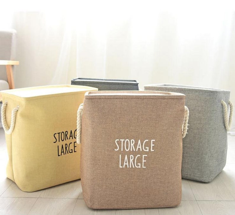 Laundry Hamper Laundry Basket Toy Storage Nursery Fabric Etsy