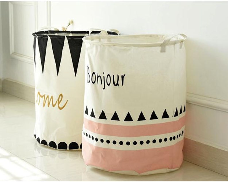 Laundry Hamper Laundry Basket Toy Storage Nursery Fabric Etsy