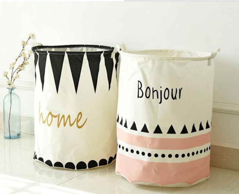 Laundry Hamper Laundry Basket Toy Storage Nursery Fabric Etsy