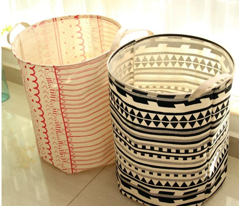 Laundry Hamper Laundry Basket Toy Storage Nursery Fabric Etsy