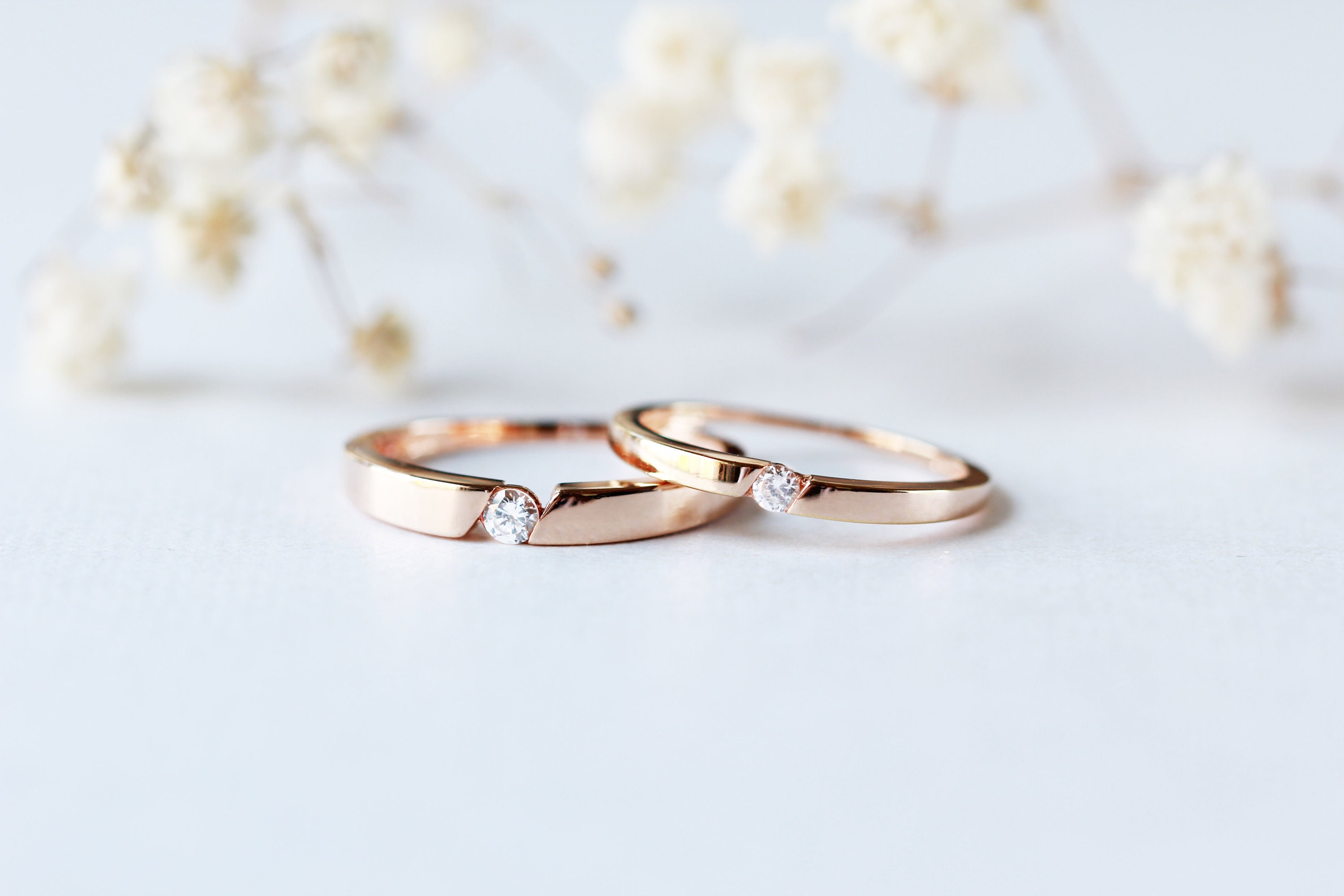 Uloveido 1 Pair Wedding Engagement Couple Ring Set India | Ubuy