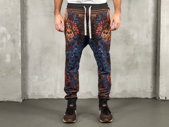 Samurai Mask Mens Casual Shorts Pants Samurai Mask Mens Casual Shorts Pants