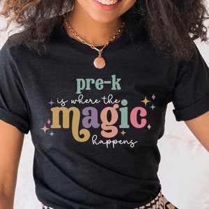 PreK Teacher Shirt, Teacher shirt, cute teacher shirt, retro teacher shirt, grade level shirt, pre-k shirt, pre-k teacher shirt