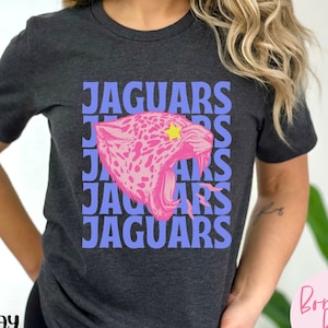 Jaguar shirt, pink jaguar shirt, jaguar spirit shirt, go jaguars, jaguar team shirt, jaguar school shirt, cute spirit shirt