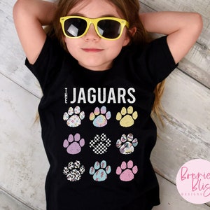 YOUTH Jaguar Shirt, Jaguar Fan Shirt, Jaguar mascot shirt, Jaguar spirit shirt, Jaguar School Shirt
