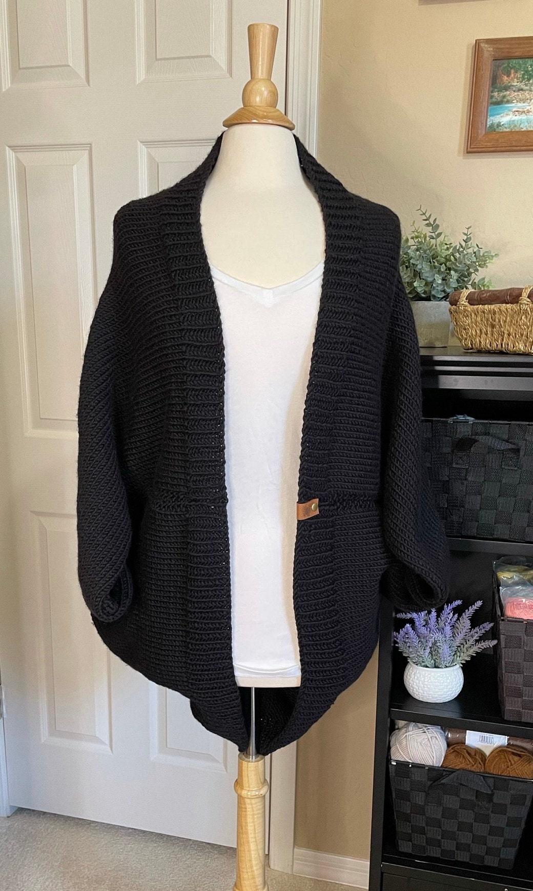 Hand Knitted Shrug Kimono Knit Cardigan Hand Knitted Bolero Shrug