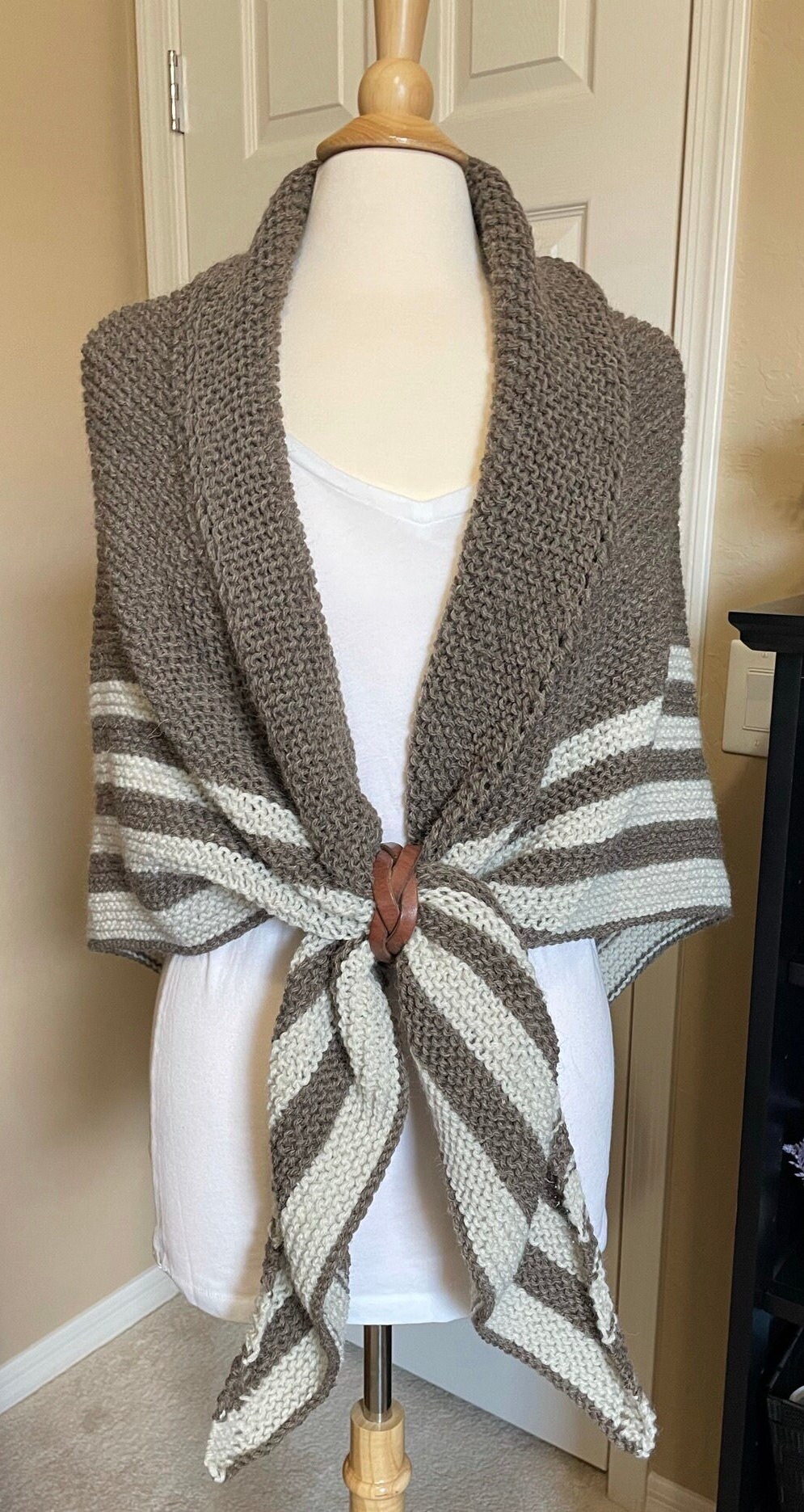 Hand Knitted Outlander Shawl Claire Shawl Sassenach Shawl Sontag