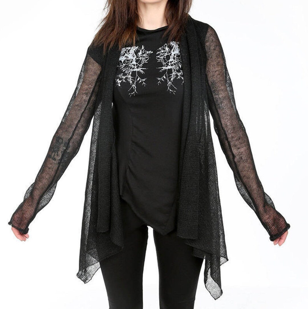 【新品】PERVERZE Double Sheer Cardigan black Double Sheer Cardigan/Cream｜PERVERZE | パーバーズの公式