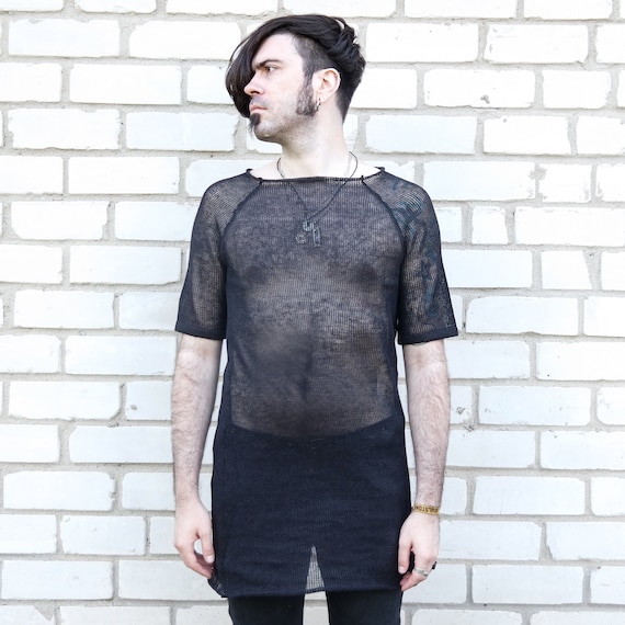 black linen jumper