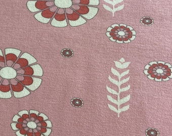 Organic Cotton Knit Fabric. Pink Organic Cotton/Spandex Knit. Stretchy Knit Fabric. Children's Clothing Fabric. Pajama Fabric. Baby Fabric